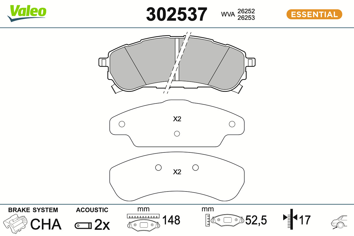 BRAKE PADS FIRST FORD RANGER RR